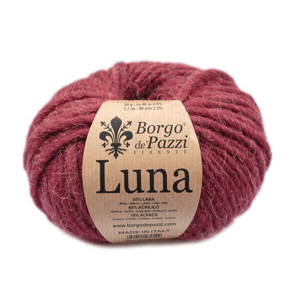 Borgo de' Pazzi - Firenze – Fio por atacado – Luna - Fio de lã multiuso em pacote com 10 novelos de 50 g20