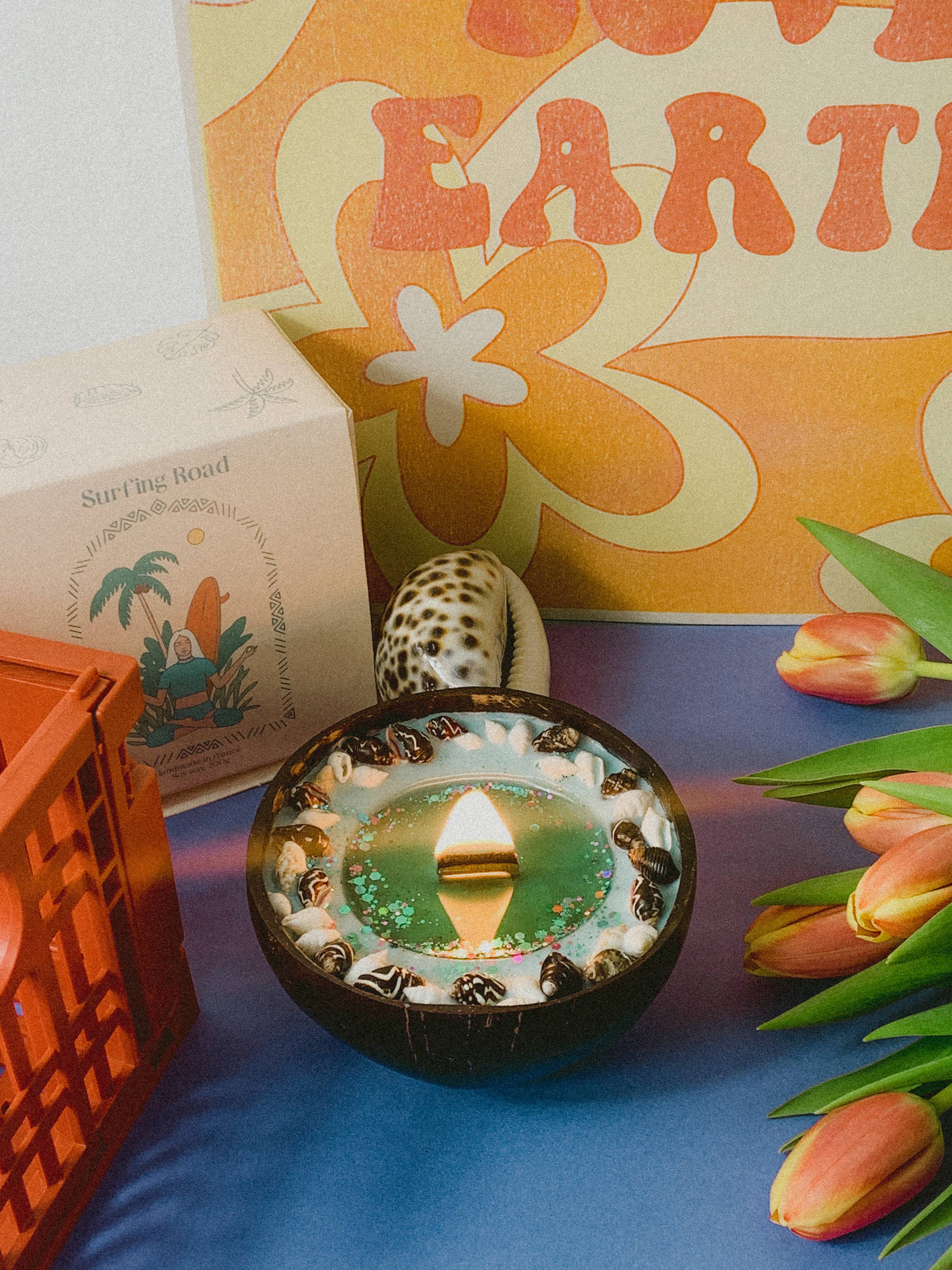 Surfing Road - Wholesale Jar/Filled Candle - Bougie Ocean breeze1