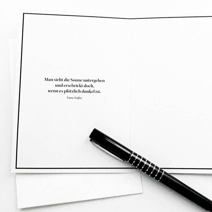 littl'pix - Wholesale Rouwkaart - Condoleancekaart 'Je ziet de zon ondergaan'1