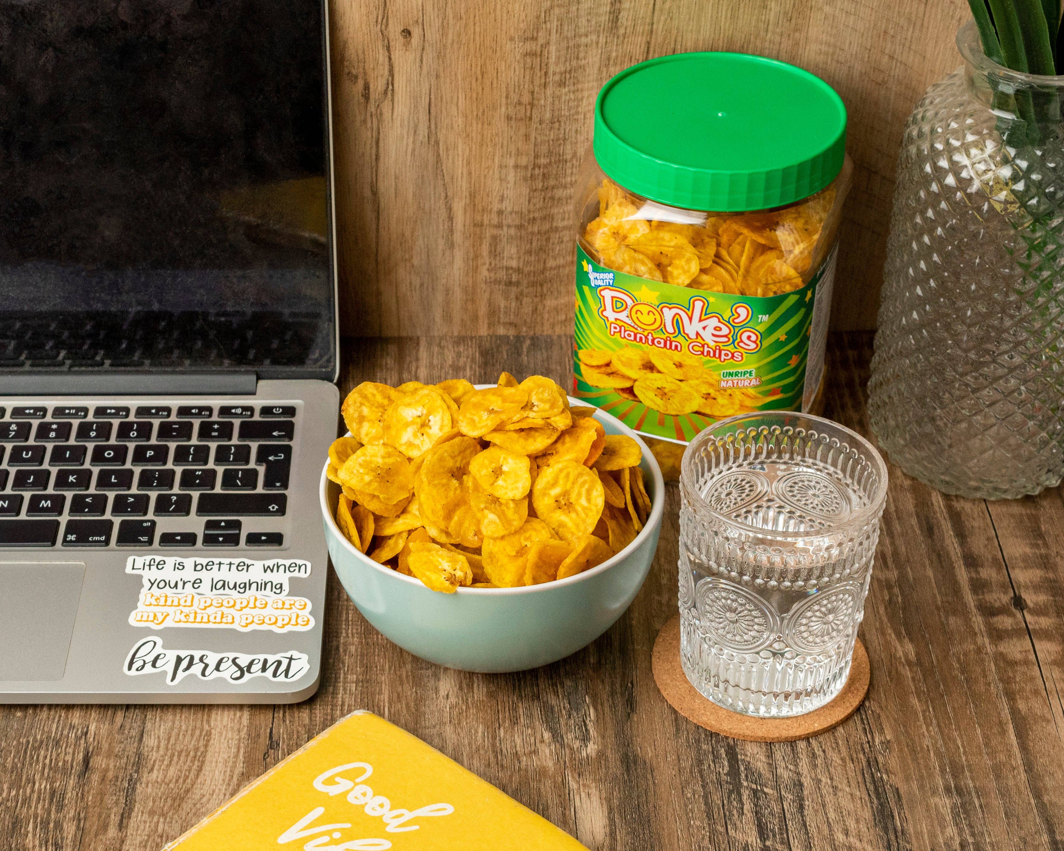 RONKE'S PLANTAIN CHIPS - Wholesale Chips - Unripe Green Plantain chips (Natural)3