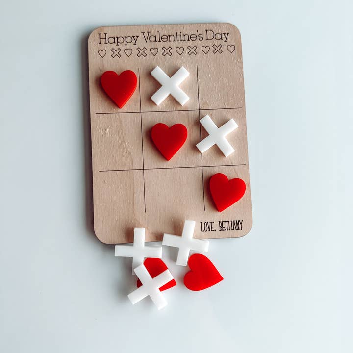 Valentine's Day Tic-Tac-Toe for wholesale by Grace & Moxie by Stacy