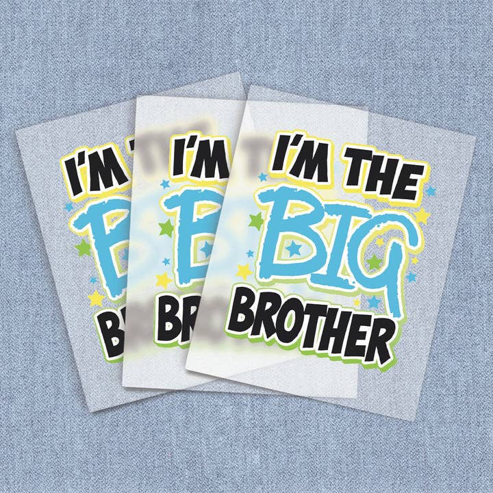 Ik ben The Big Brother, DTF Heat Transfers voor wholesale door Iron It