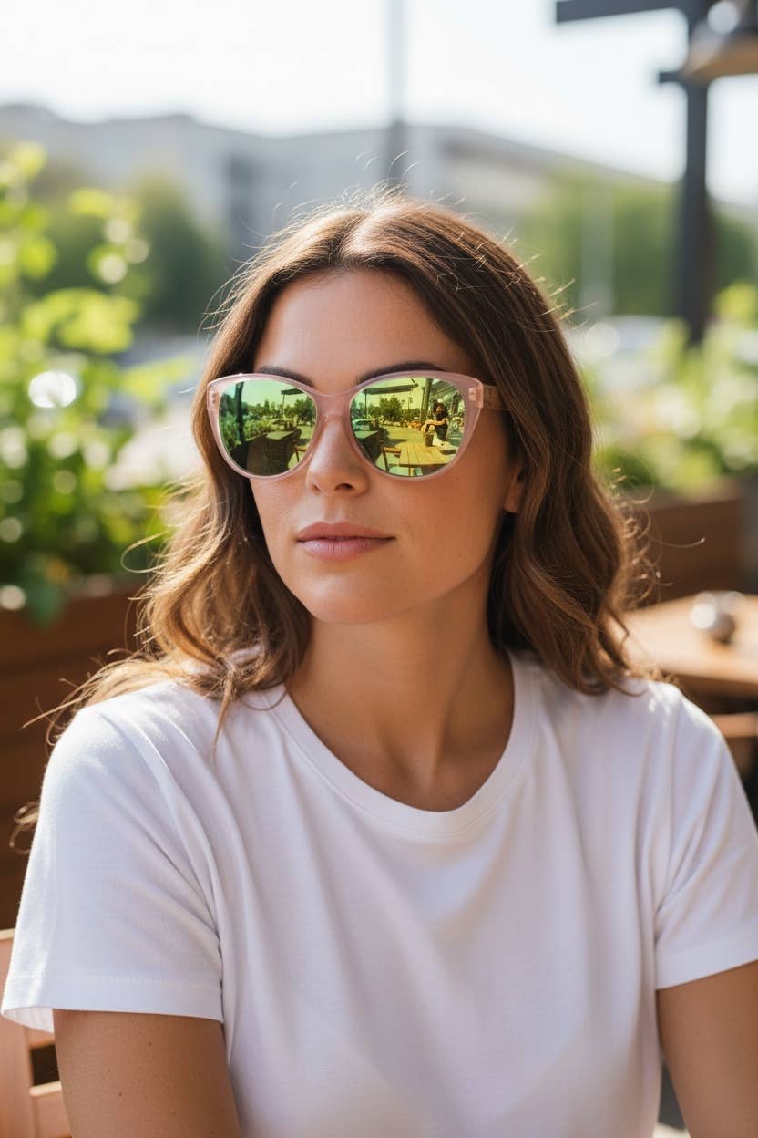 BOTTEGA SMERALDA - Wholesale Sunglasses - Women's - VALENCIA Powder Wooden Sunglasses11