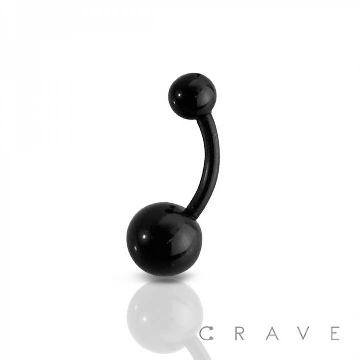 CRAVE - Wholesale Belly Ring - BIOFLEX BARBELL WITH ACRYLIC BALL BASIC NAVEL RING
