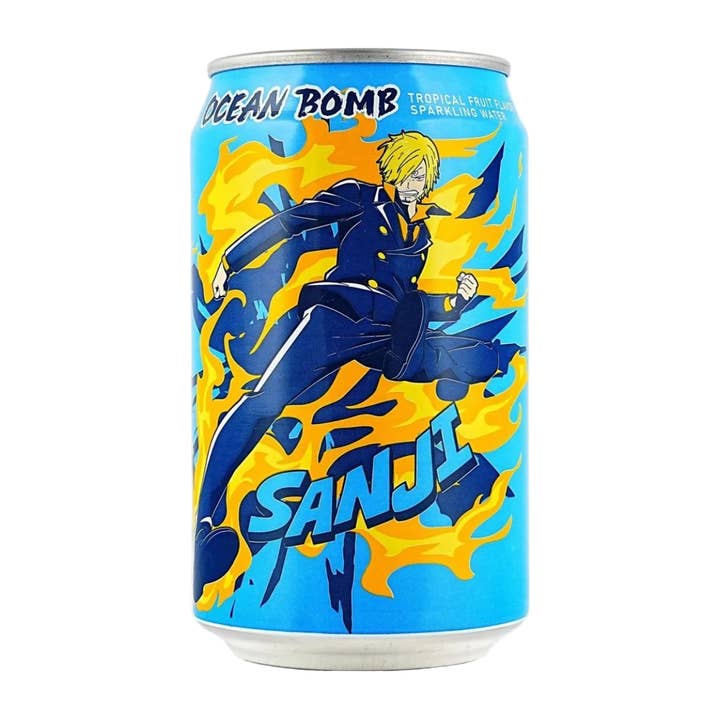 Ocean Bomb One Piece Sparkling Water Tropical Fruit 330ml for wholesale by 8090 Shop