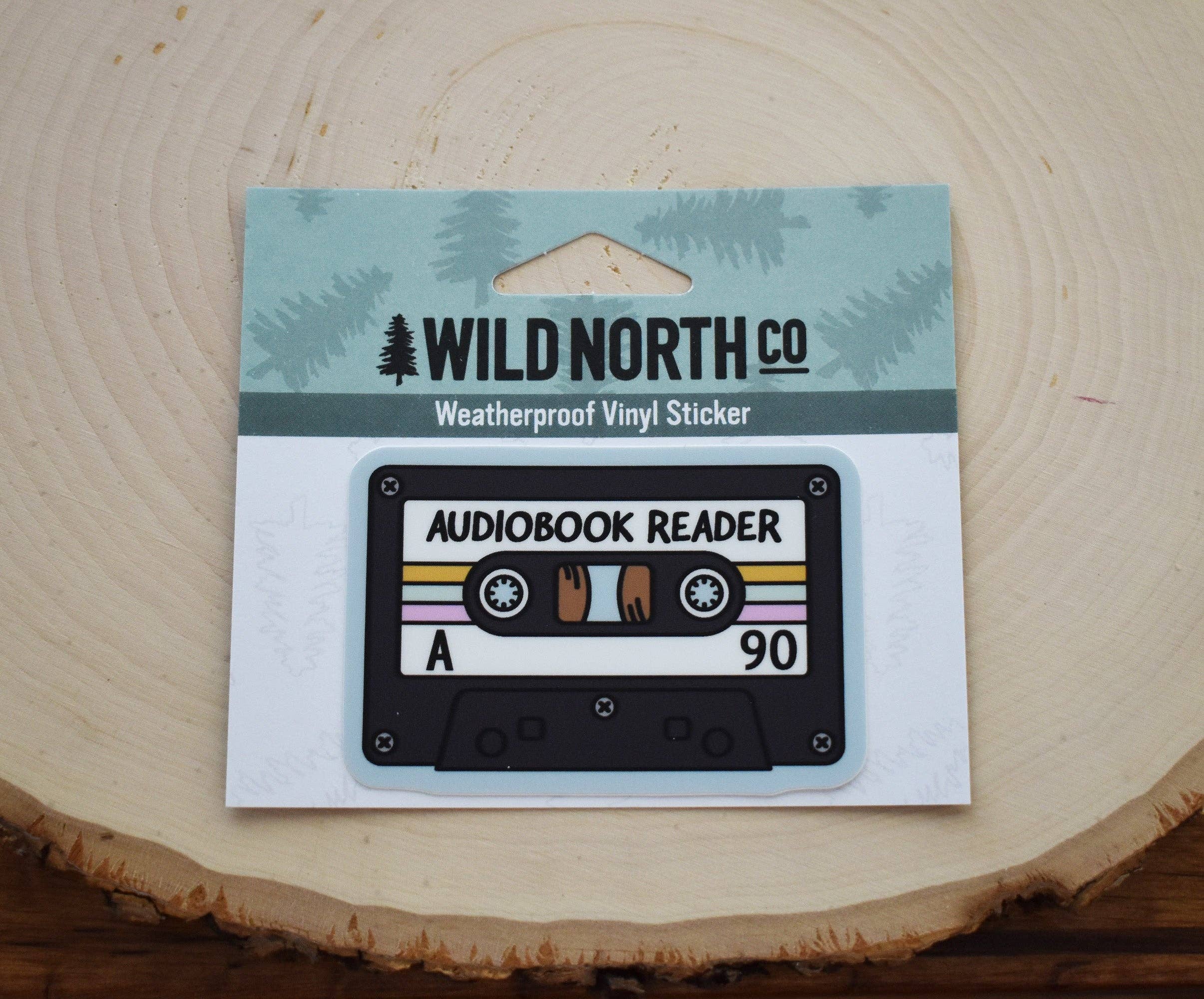 Wild North Co - Wholesale Sticker - Audiobook Cassette Tape Sticker2