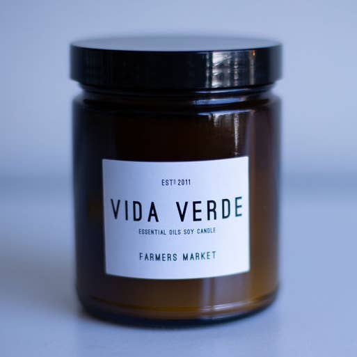Farmers Market Candle for wholesale by Vida Verde Home