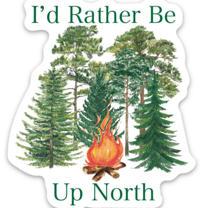 Pegatina Prefiero estar en el norte para venta al por mayor de June Apothicarie