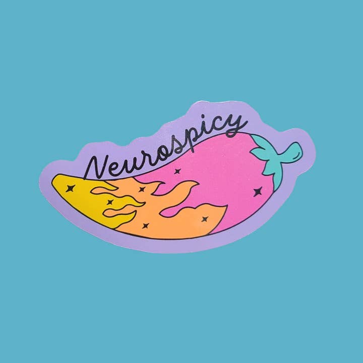 Mini Kitty Designs - Wholesale Sticker - Neurospicy Sticker1