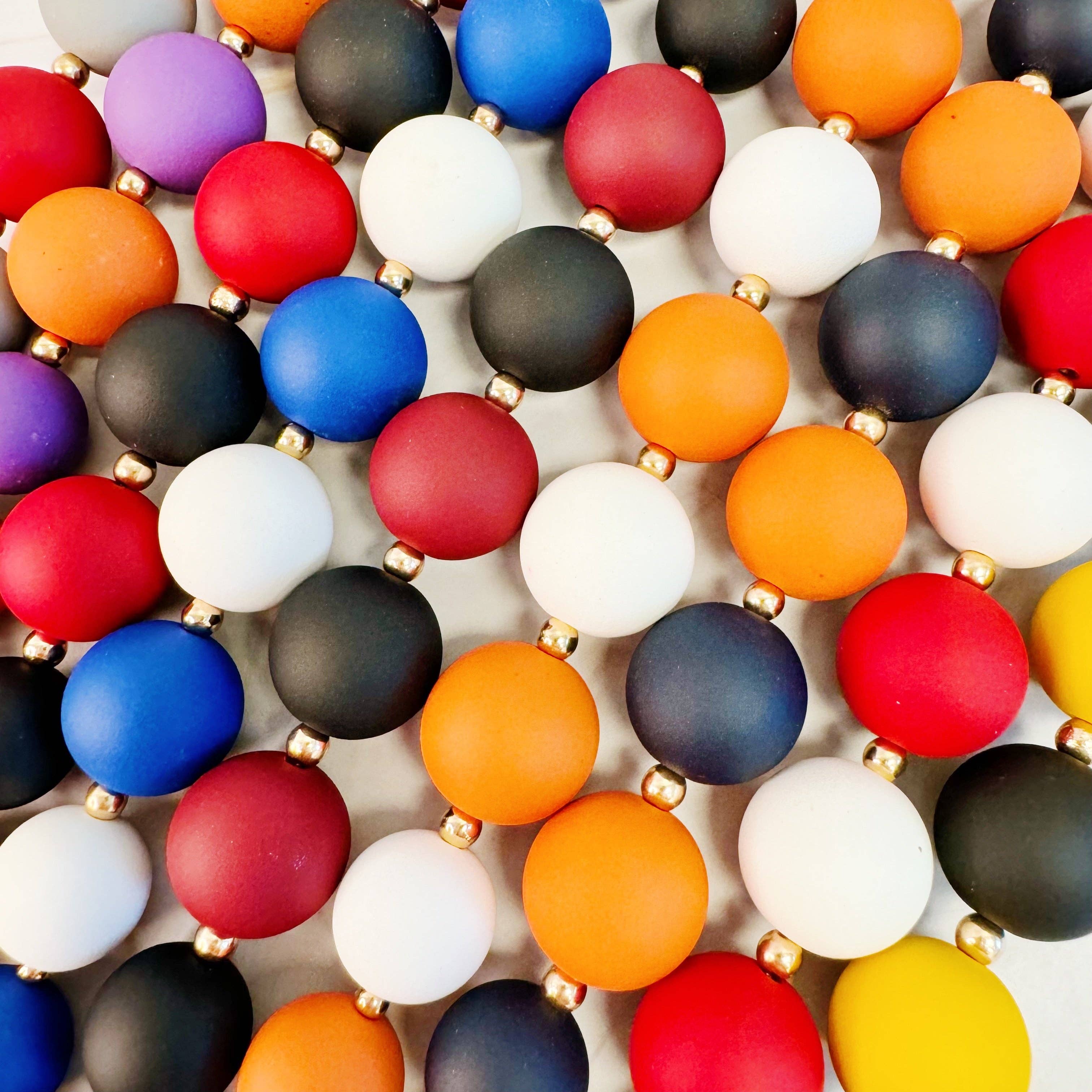 Ellison+Young - Wholesale Beaded/Pearl Necklace - Champion Of The Game Ball Bead Necklace11