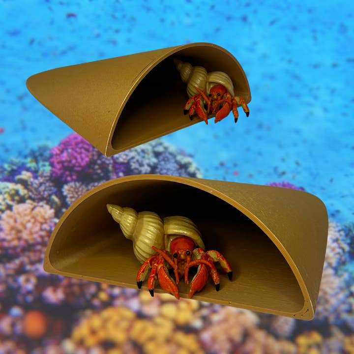 Chatelet - Wholesale Pet Toy - Not Cat/Dog - Aquarium or Terrarium Pocket Cave | Minimalist Shelter Cave for Fish, Shrimp, Reptiles, Amphibians, & More!