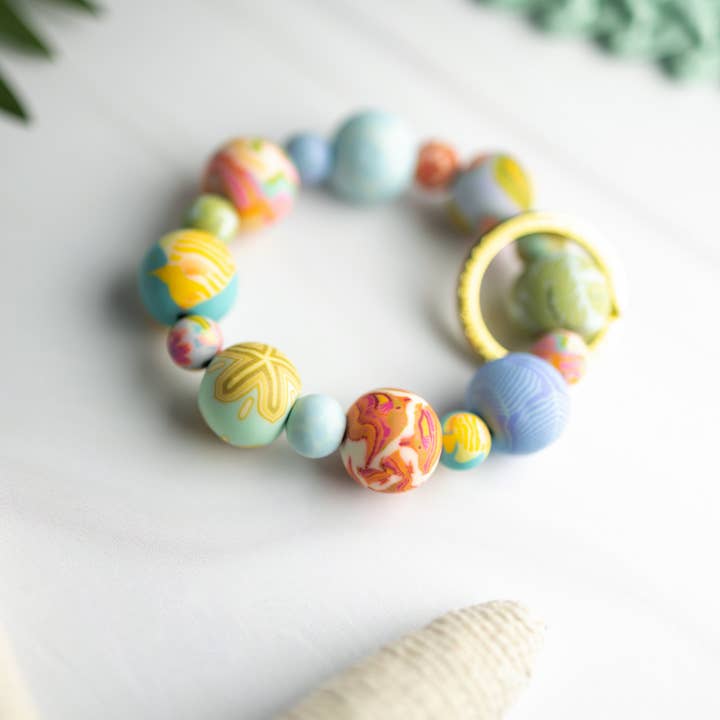 Beach Day Wrist Keychain for wholesale by JILZARAH