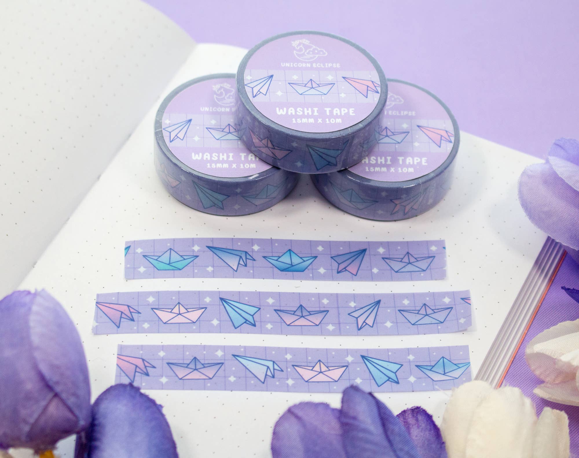 Unicorn Eclipse - Wholesale Washi Tape - Paper Planes and Boats Washi Tape2