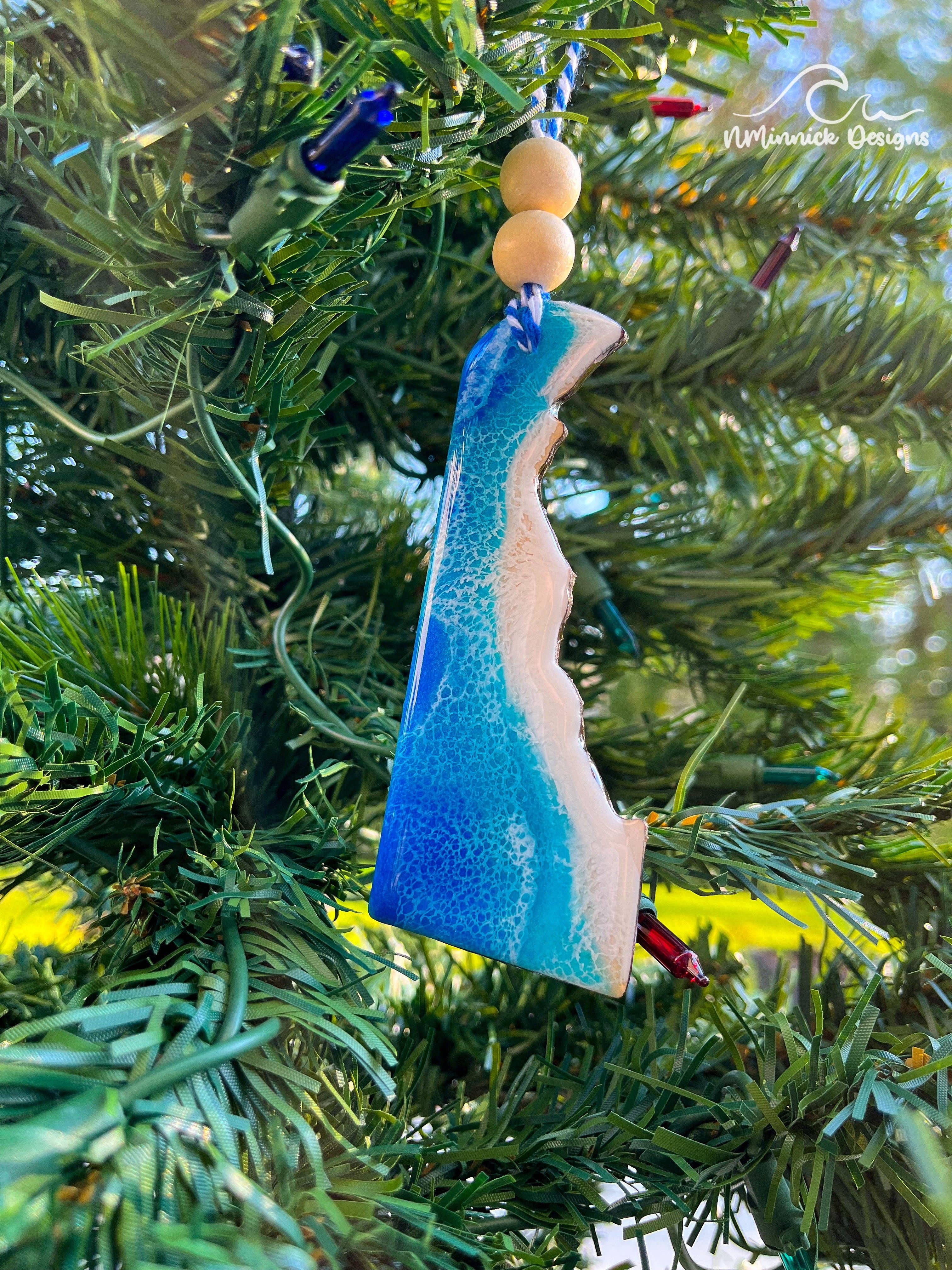 NMinnick Designs - Wholesale Ornament - Delaware Beach Ornament2