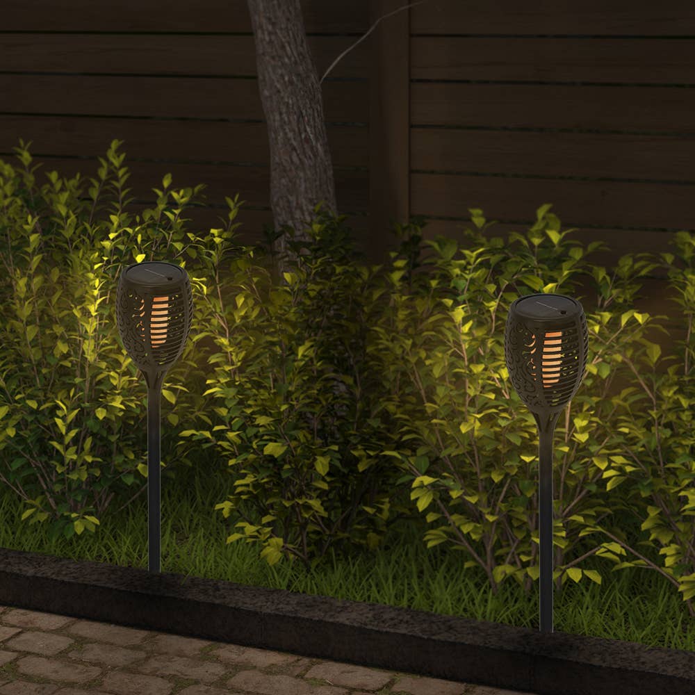 Abble – wholesale Outdoor/lawn light – Outdoor Garden Solar Torch Lights (Set of 2)1