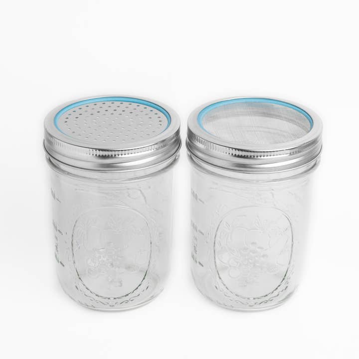 Jarware Stainless Steel Flour Sifter and Sugar Shaker Lids and other Purchase Wholesale flour dispenser. Free Returns & Net 60 Terms on Faire trending on Faire.