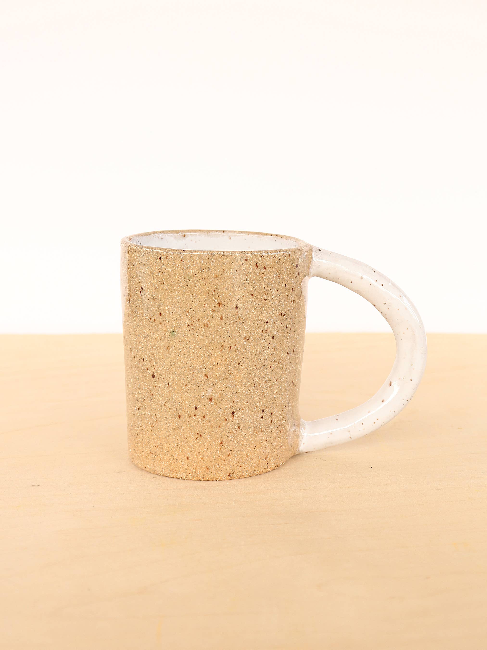Nightshift Ceramics - Wholesale Coffee Mug - Handmade Ceramic Colorblock Mug - 10 oz0