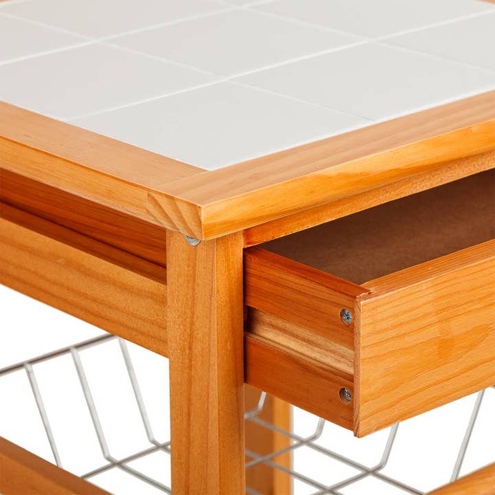 Creaciones Meng - Wholesale Kitchen Storage/Organizer - Wooden kitchen trolley kit2