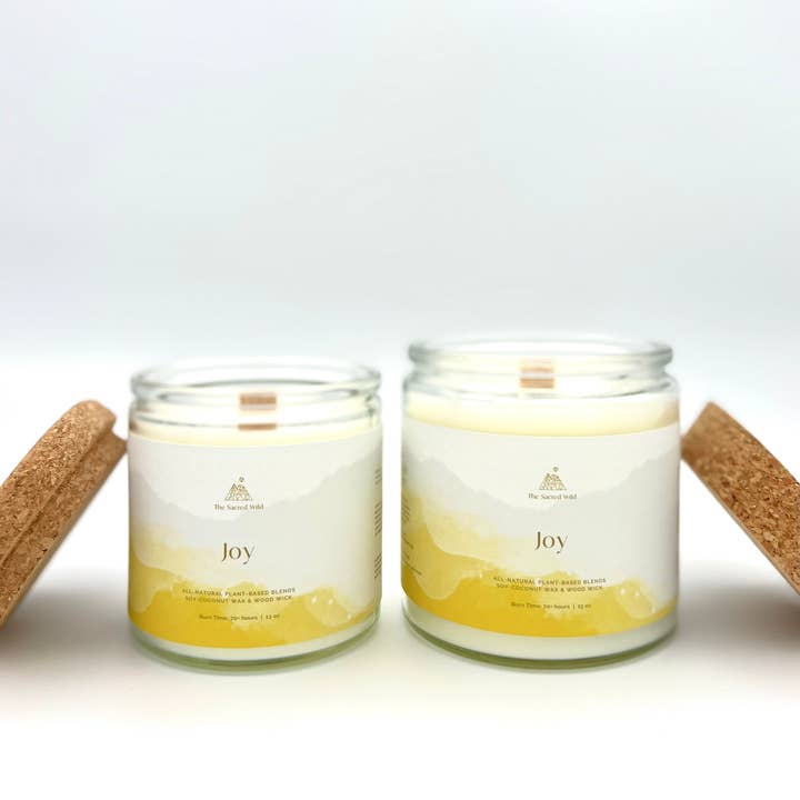 The Sacred Wild Candle Co - Wholesale Jar/Filled Candle - Joy Intention Candle9