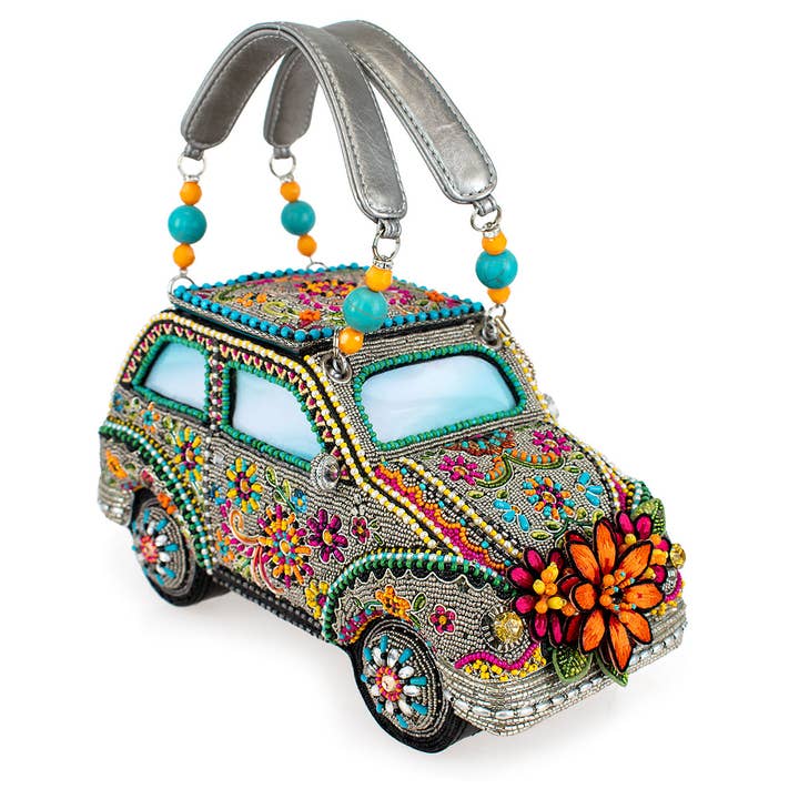 Bolso de coche con asa superior de cuentas Sunny Drive para venta al por mayor de Mary Frances Accessories
