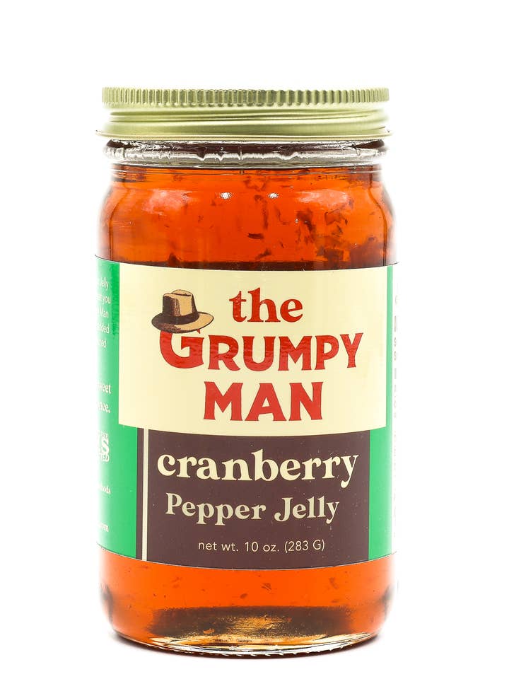 Cranberry Pepper Jelly for wholesale by Grumpy Man Foods