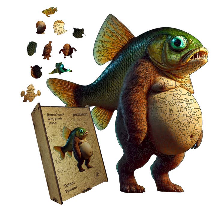 Puzzle en bois Trippi Troppi pour la vente par Max Woody™