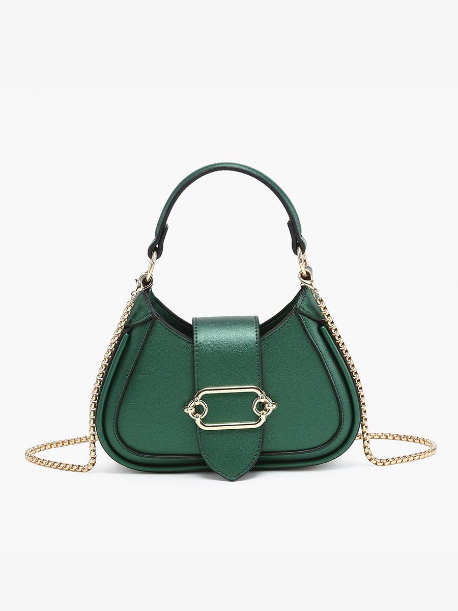 Jen & Co. - Wholesale Crossbody Bag - Women's - EH2563 Malia Buckle Crossbody/Satchel w/ Chain Strap3