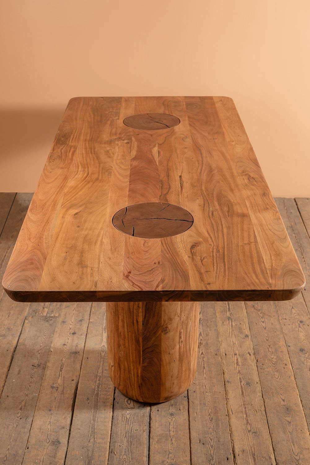 Ian Snow Ltd - Wholesale Side Table - Landis Acacia Wood Natural Finish Dining Table2
