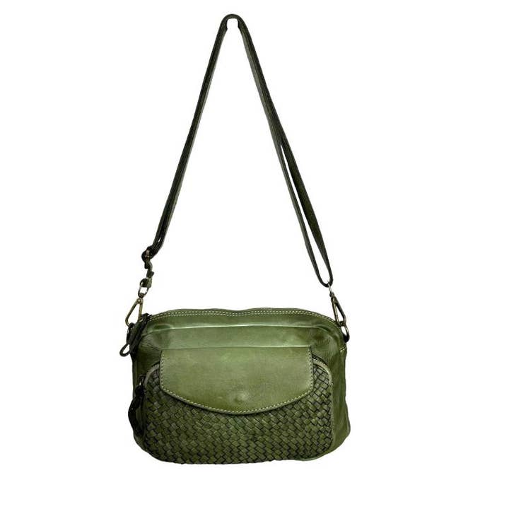 Chenson & Gorett - Wholesale Shoulder Bag - Women's - Vintage Washed Leather Women's Shoulder Bag. Summer Sales9