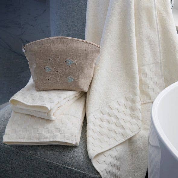 Jacaranda Living - Wholesale Bath Towel - Bath Sheet - Ivory Turkish Cotton Terry2