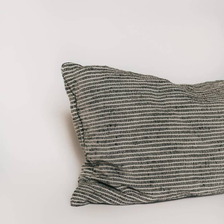 Collective Humanity - Wholesale Lumbar Pillow - Isla Handwoven Lumbar Pillow- Pine3