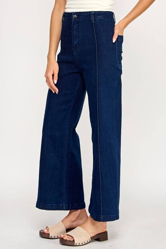 Dark Denim THE MARINE STRAIGHT PANTS for wholesale on Faire3