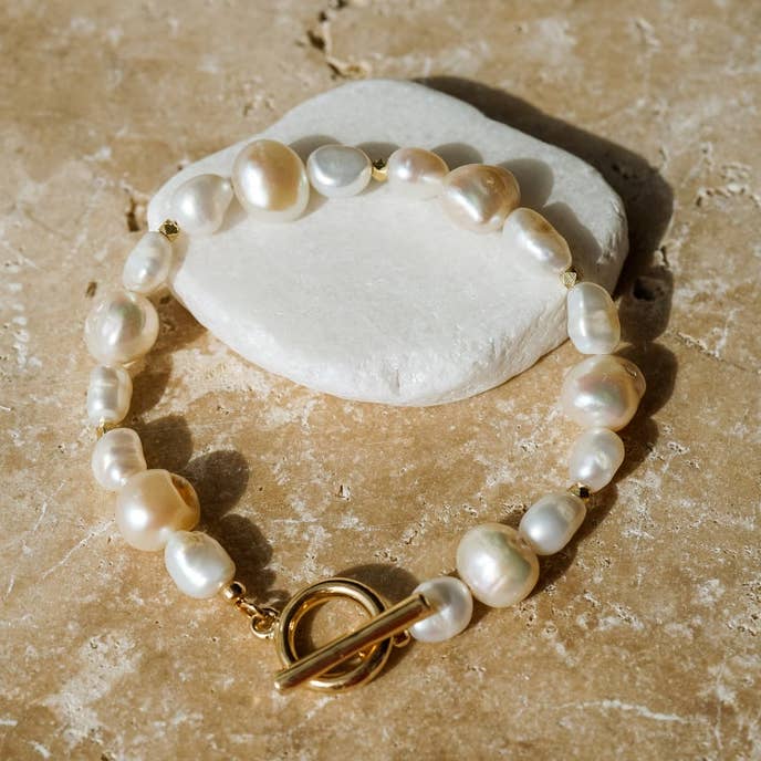 Margot parel armband voor wholesale door Wander + Lust Jewelry