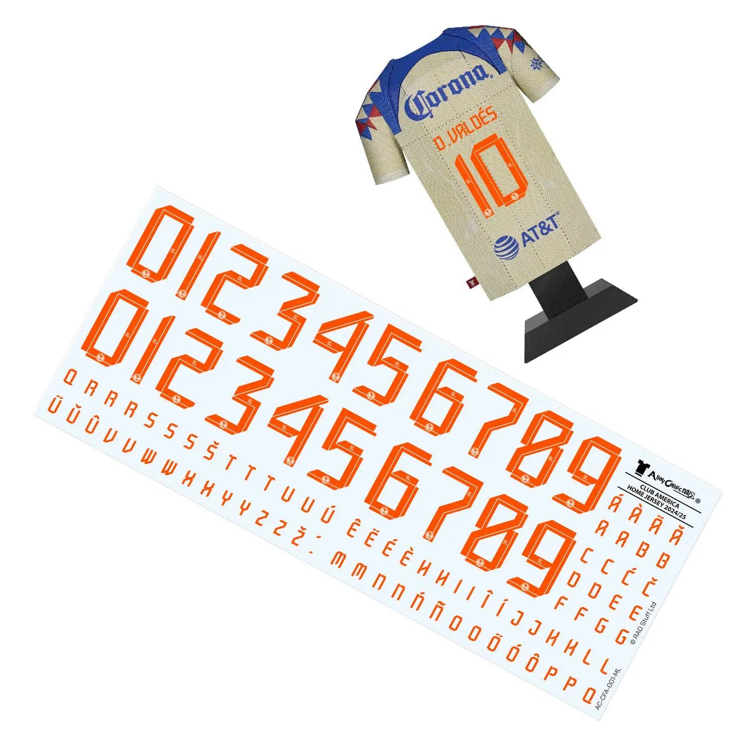 Alloy Collectors - Vente Figurine décorative - CLUB AMÉRICA - MAILLOT DOMICILE 2023-24 - BOÎTE DE PRÉSENTATION3