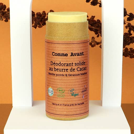Solid deodorant bourbon geranium & peppermint - Version 3 for wholesale by Comme Avant