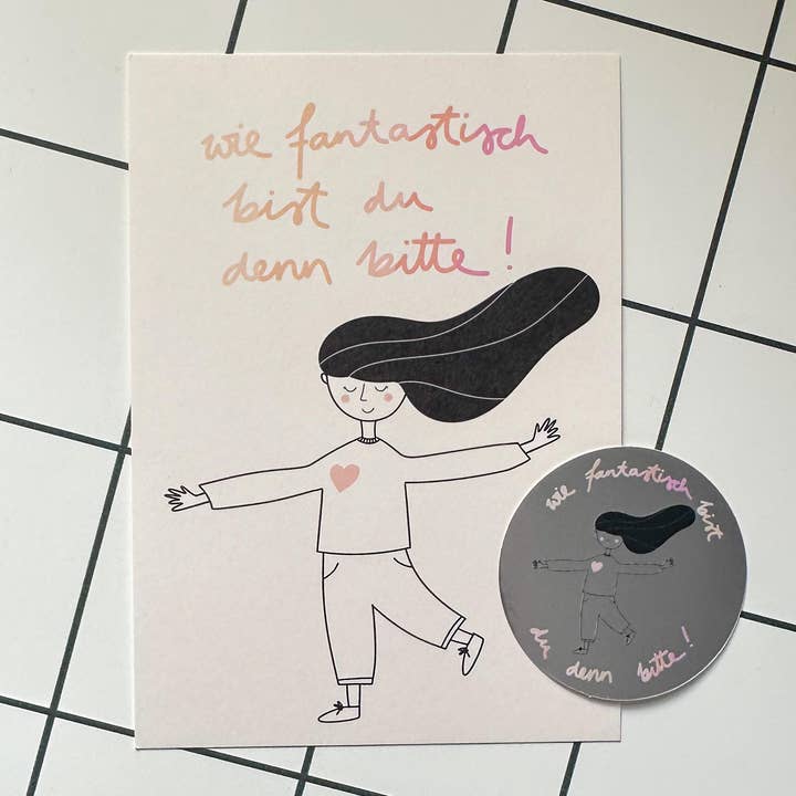 StudioSonna - Venta al por mayor Pegatina - Pegatina de diario Espejo ¡Pero qué fantástico eres!2