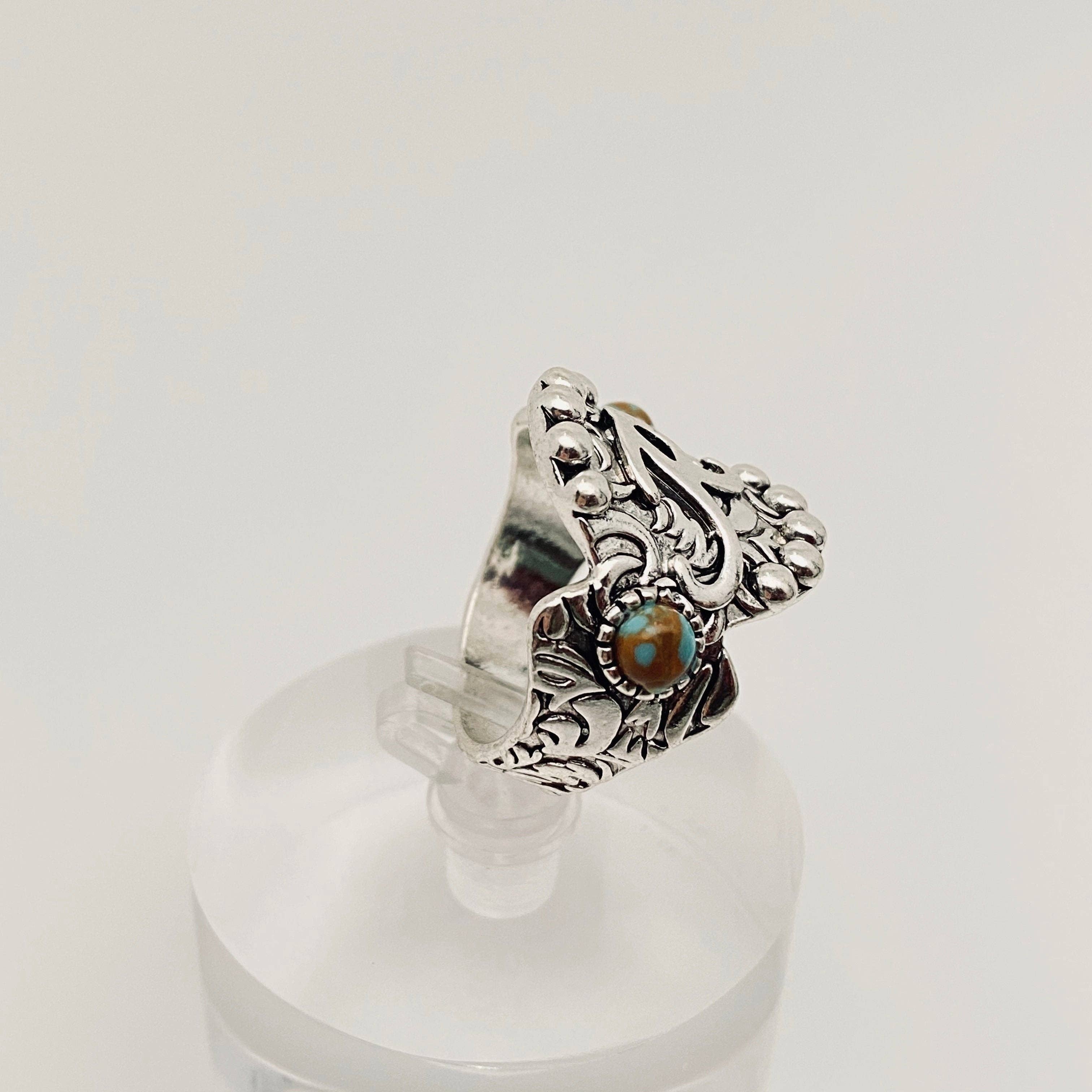 Mio Queena - Venta al por mayor Anillos grandes/de cóctel - Anillo turquesa artificial vintage de varios estilos1