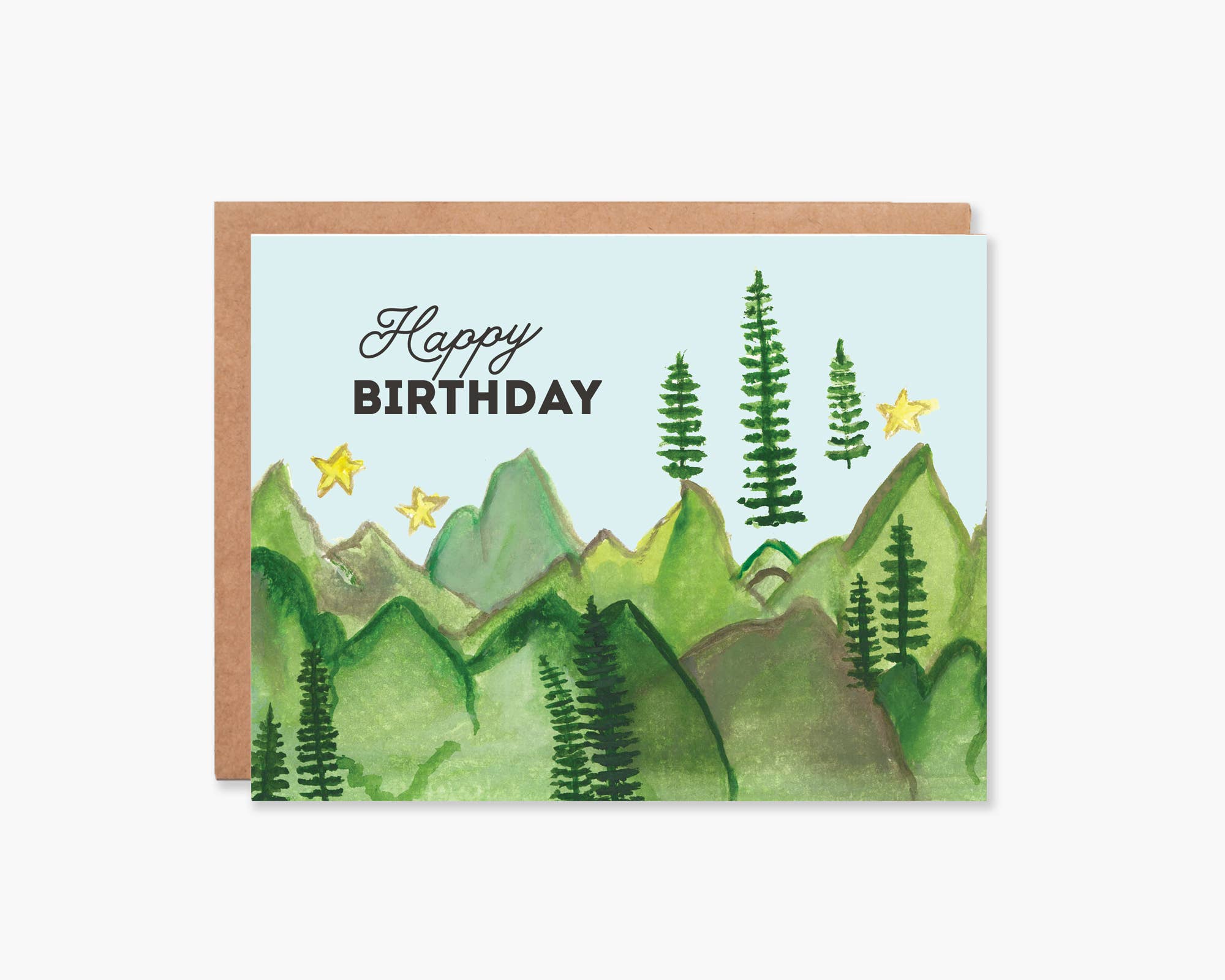 ColorOnTheCrib Inc. - Venta al por mayor Tarjetas de cumpleaños - Tarjeta de cumpleaños de montaña, tarjeta de feliz cumpleaños de aventura