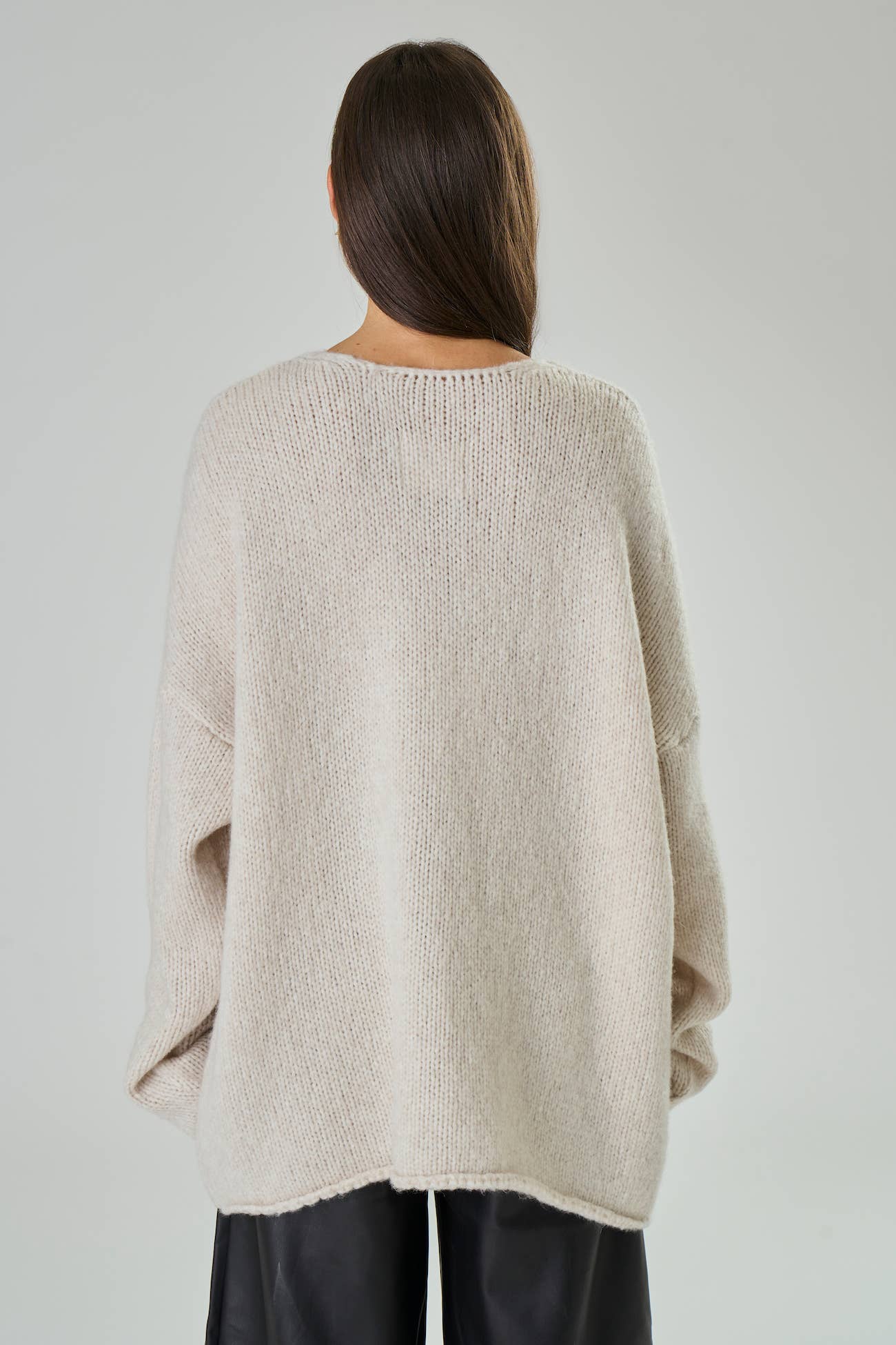 TENNÉ – Engroshandel Tunika - Dame – TENNE oversize sweater i merinould - CLEO5