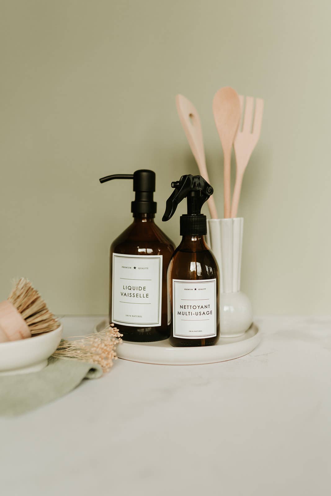 Les Flacons de l’Apothicaire - Wholesale Sprayfles - Multi-inzetbare reiniger in amberkleurige fles7