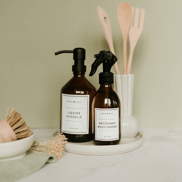 Les Flacons de l’Apothicaire – Frasco de spray por atacado – Frasco âmbar multiuso para limpeza7