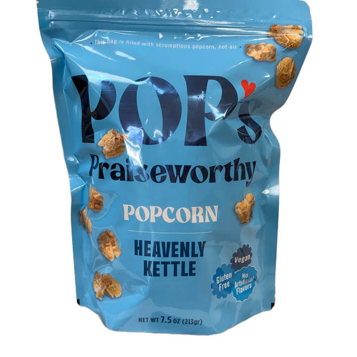 Pop's Praiseworthy Popcorn - Wholesale Popcorn - Pop's Praiseworthy Popcorn - Heavenly Kettle - 7.5 oz0