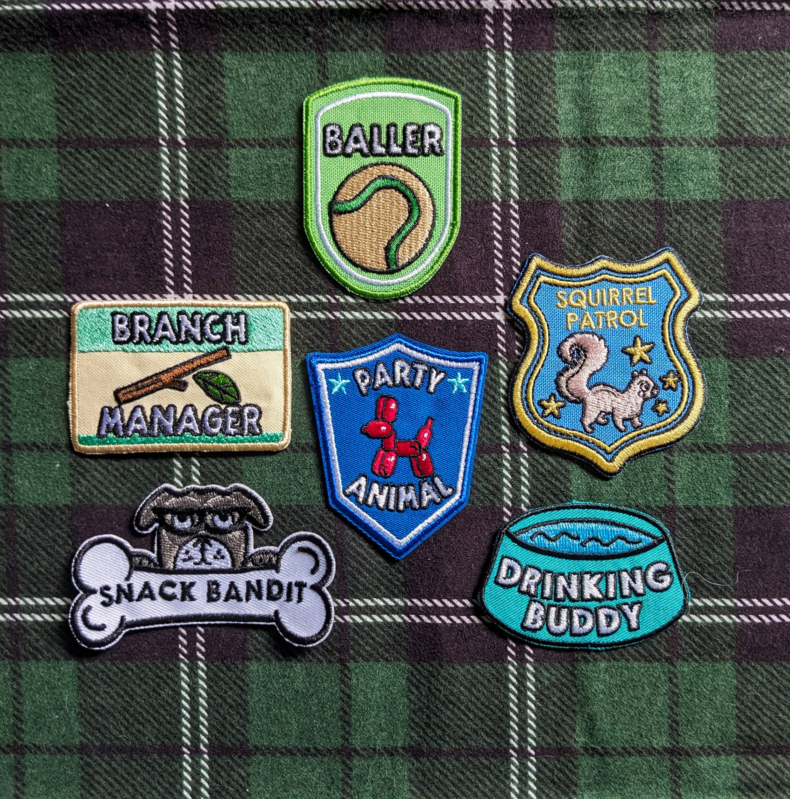 Colored Up Pup - Vente Écusson - Écusson thermocollant Baller pour chiens3