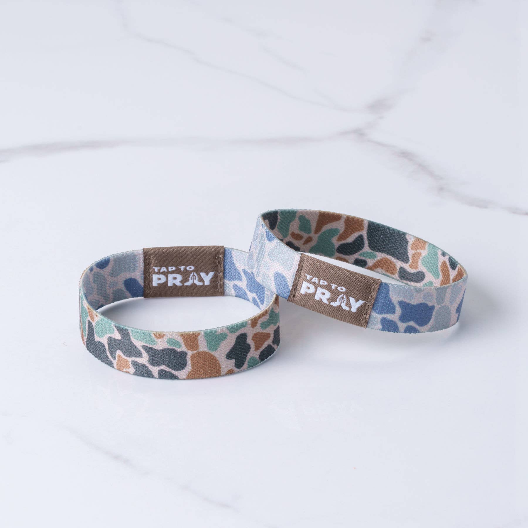 Versible - Wholesale Wristband - Tap To Pray™ Wristbands - River Rock Camo Classic & Sage5