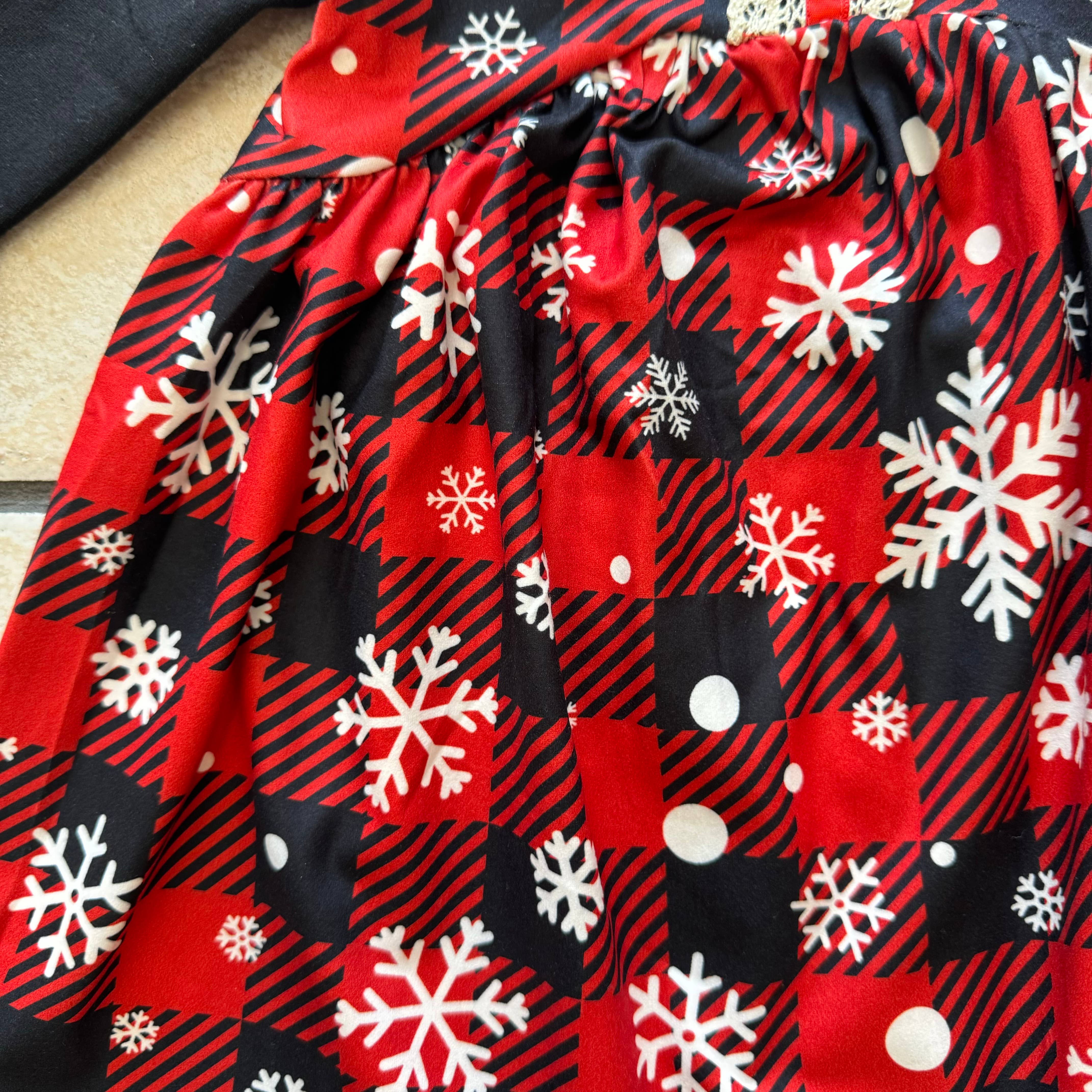 JJ BEBE LAND - Wholesale Dress - Kids - Girls Snowflake Dress3