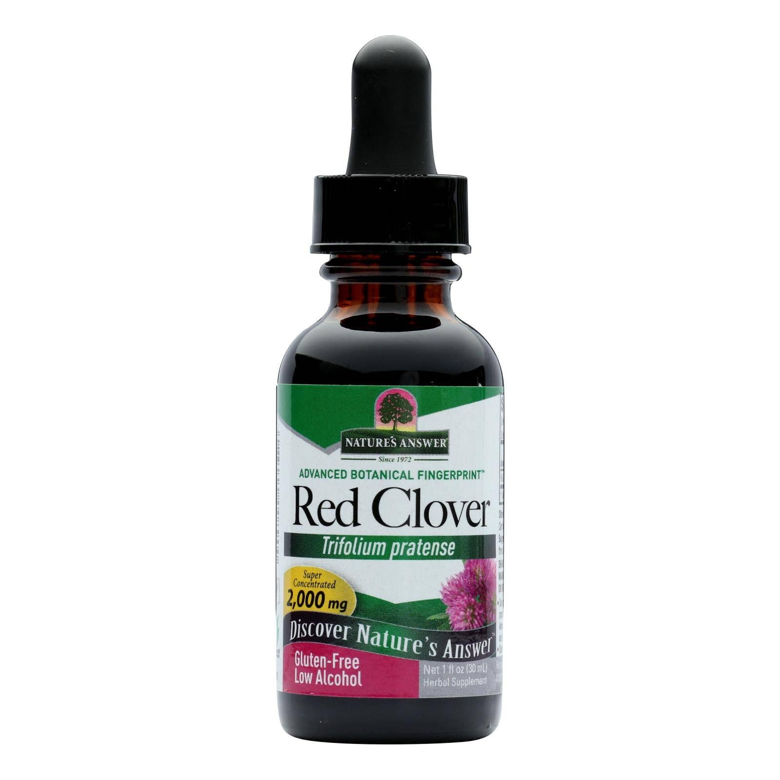 Everyday Supply Co - Wholesale Oral Supplement/Vitamin - Nature's Answer - Red Clover Flowering Tops - 1 Fl Oz0