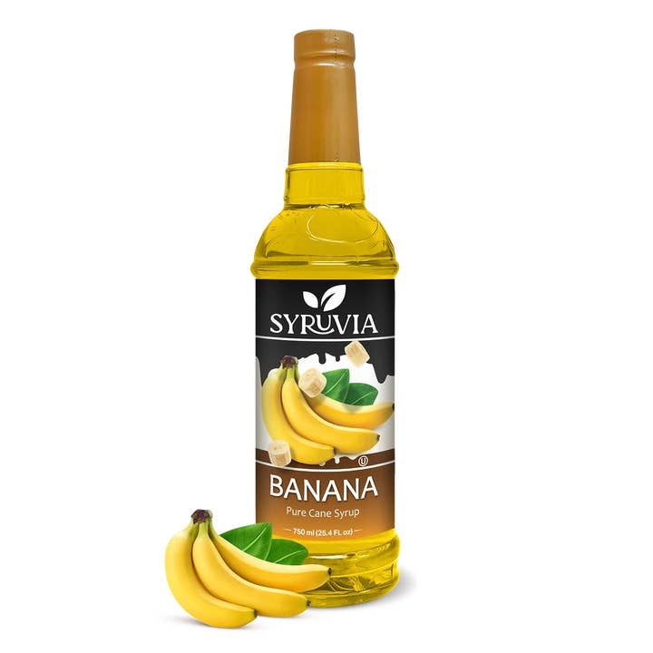 Sirop de banane pour la vente par Syruvia