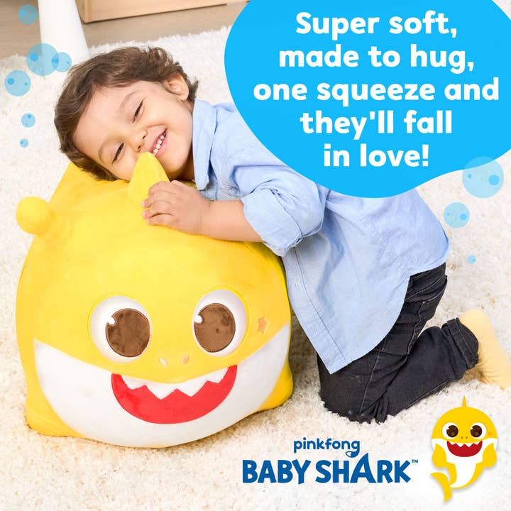 JitteryGit - Wholesale Stuffed/plush toy – Kids & baby - Pinkfong Baby Shark Bouncy Plush - Ride On Toy for Kids
2