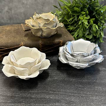 Restrained Whimsy Wholesale - Wholesale Candle Holder - Flower Candle Tea Light Holders