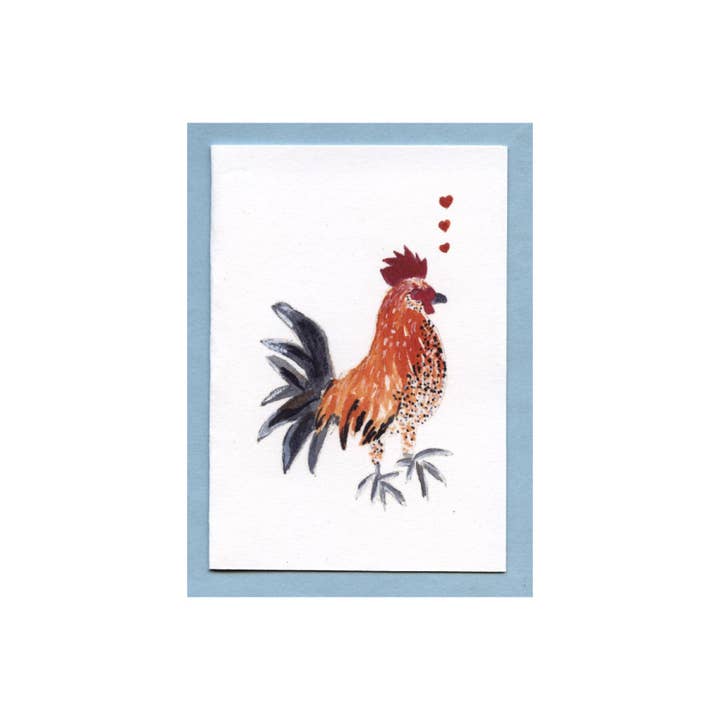 Napoleon Chicken Love - Enclosure Card for wholesale by Zucchini Fish